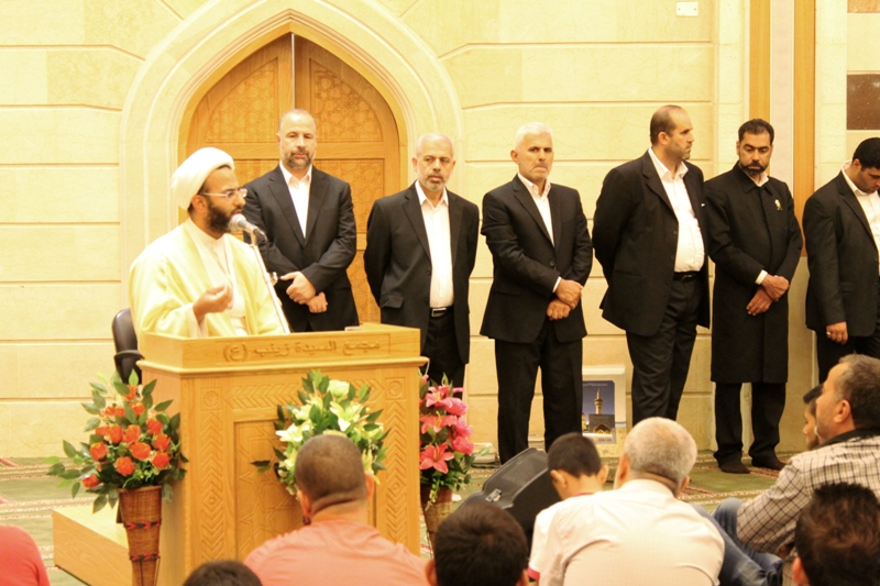 زيارة وفد العتبة الرضوية الى مجمع السيدة زينب