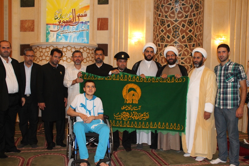 زيارة وفد العتبة الرضوية الى مجمع السيدة زينب