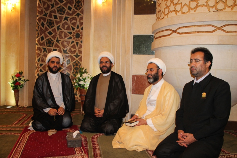 زيارة وفد العتبة الرضوية الى مجمع السيدة زينب