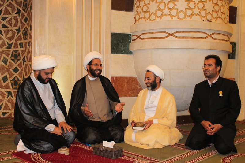 زيارة وفد العتبة الرضوية الى مجمع السيدة زينب