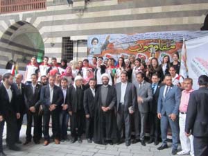 افتتاح مهرجان الثقافة والفن المقاوم بدمشق 30-5-2015