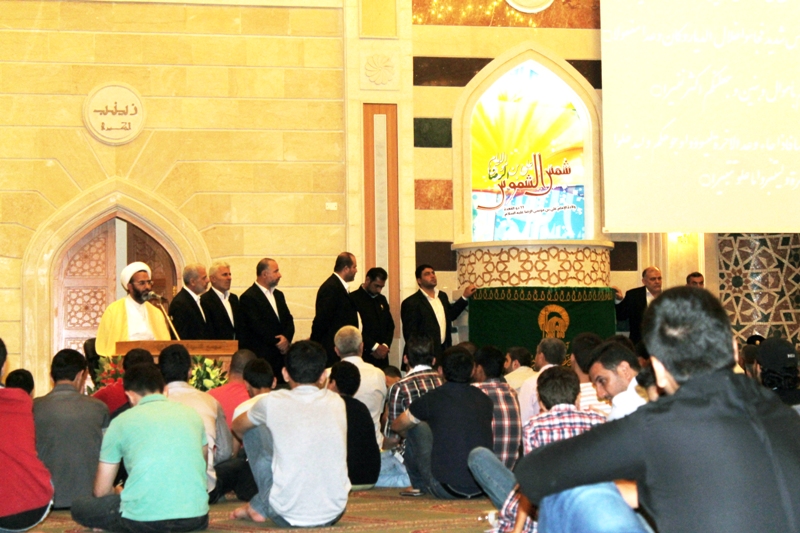 زيارة وفد العتبة الرضوية الى مجمع السيدة زينب