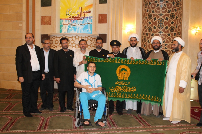 زيارة وفد العتبة الرضوية الى مجمع السيدة زينب